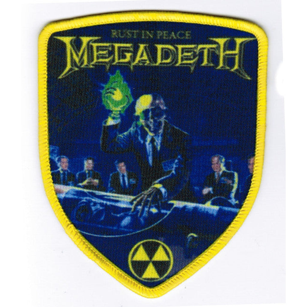 Megadeth - Shield shaped rust in peace hihamerkki - Hoopee.fi