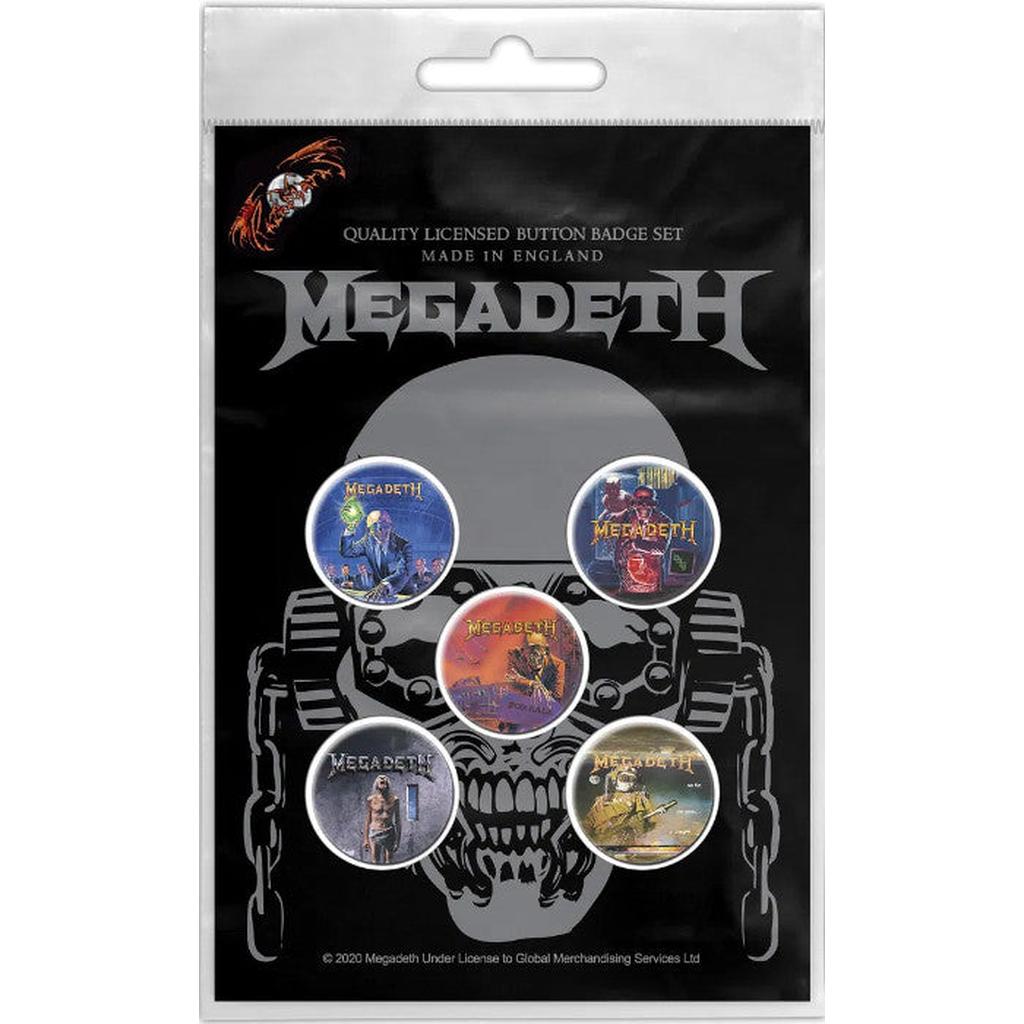 Megadeth - Vic rattlehead rintanappisetti - Hoopee.fi
