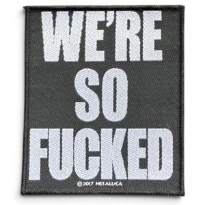 Metallica - Were so fucked hihamerkki - Hoopee.fi