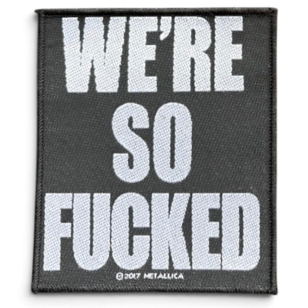 Metallica - Were so fucked hihamerkki - Hoopee.fi