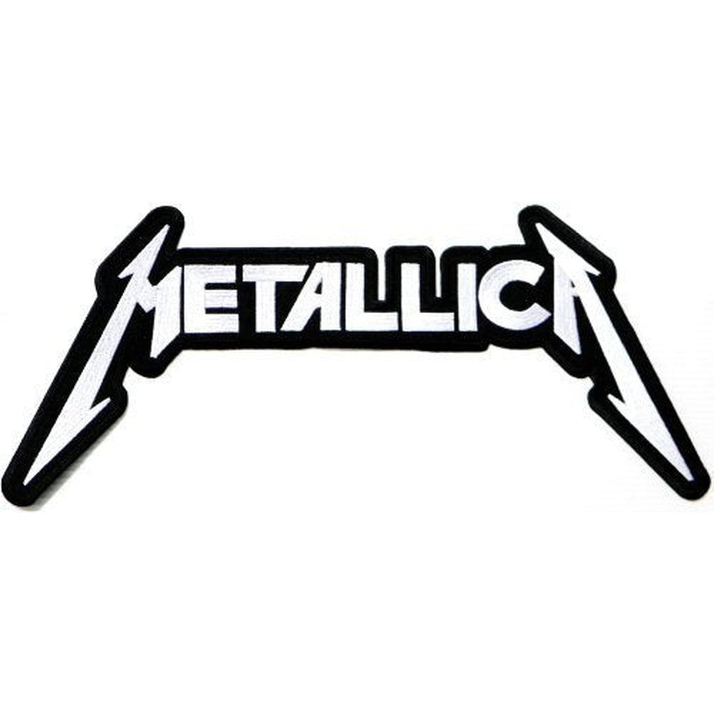 Metallica - White logo selkämerkki - Hoopee.fi