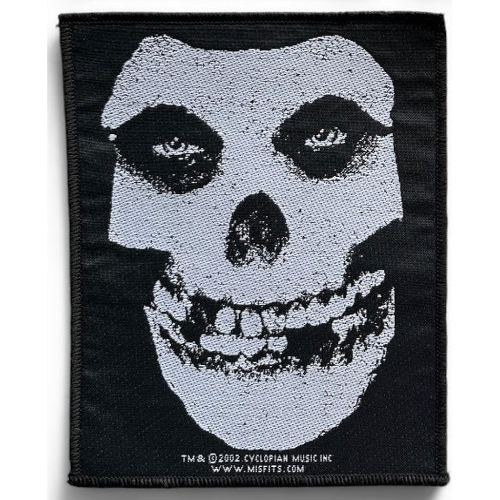 Misfits - Big white skull hihamerkki - Hoopee.fi