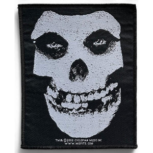 Misfits - Big white skull hihamerkki - Hoopee.fi