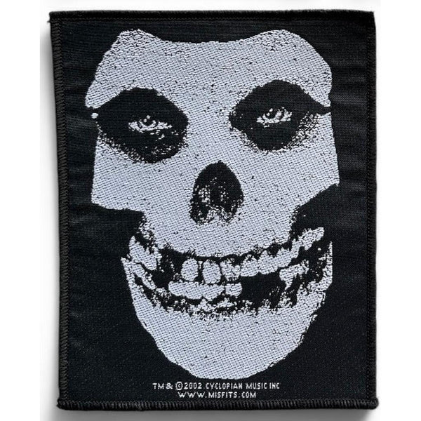 Misfits - Big white skull hihamerkki - Hoopee.fi