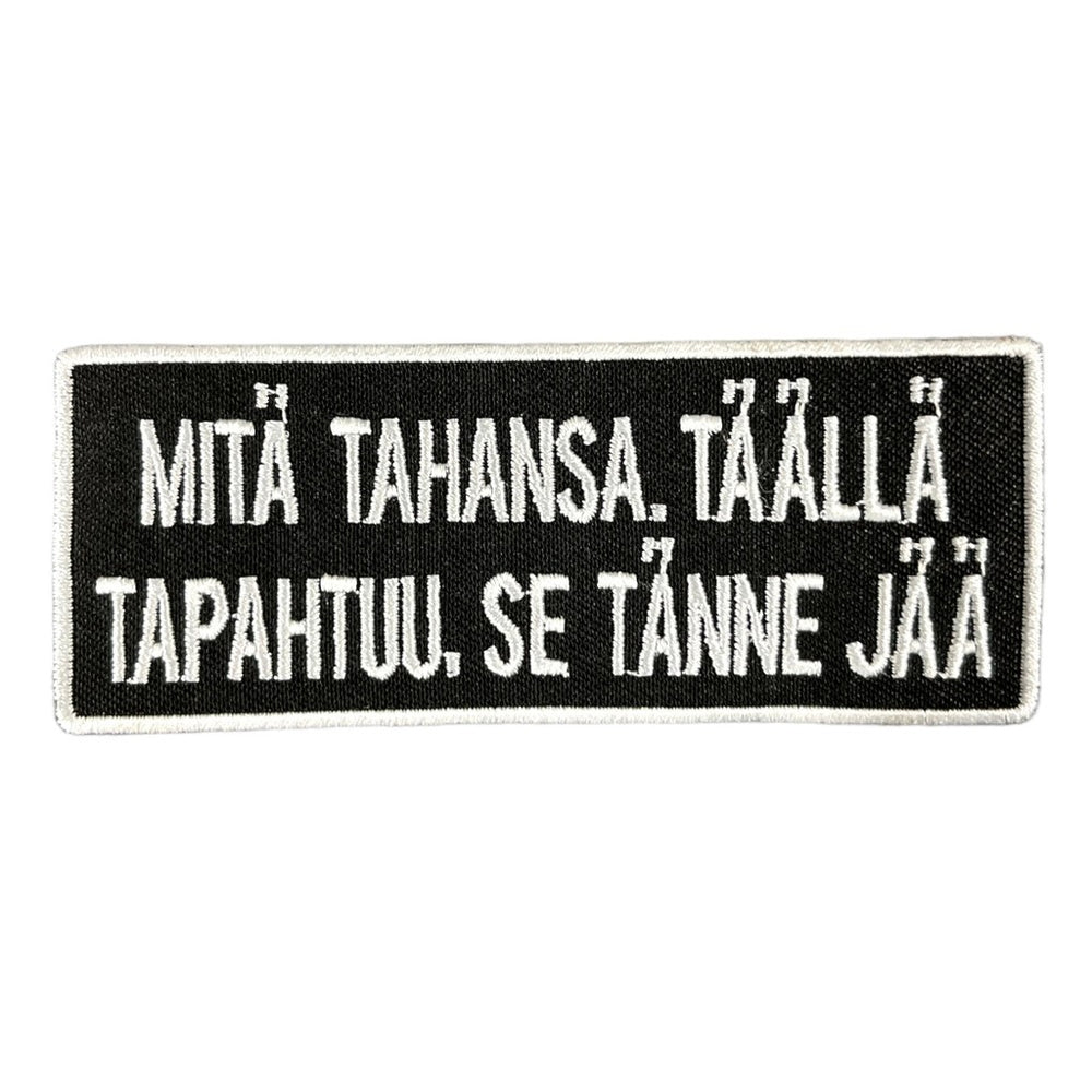 Mitä tahansa hihamerkki - Hoopee.fi