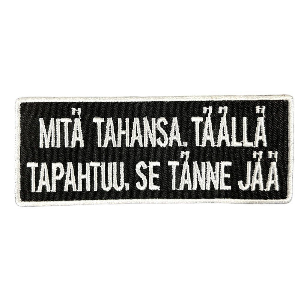 Mitä tahansa hihamerkki - Hoopee.fi