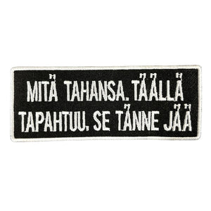Mitä tahansa hihamerkki - Hoopee.fi