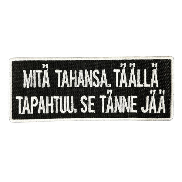 Mitä tahansa hihamerkki - Hoopee.fi