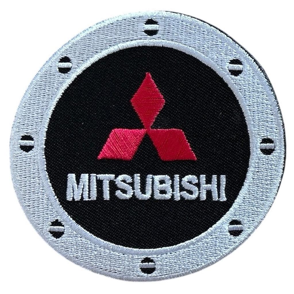 Mitsubishi - Round logo kangasmerkki - Hoopee.fi