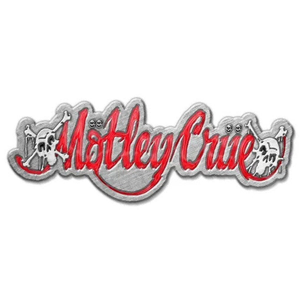 Mötley Crue - Dr Feelgood logo metallinen pinssi
