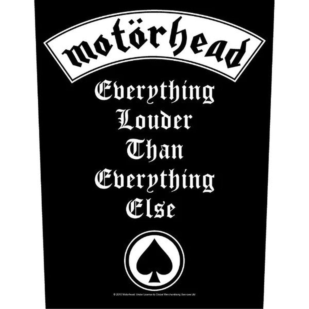 Motörhead - Everything louder selkämerkki - Hoopee.fi