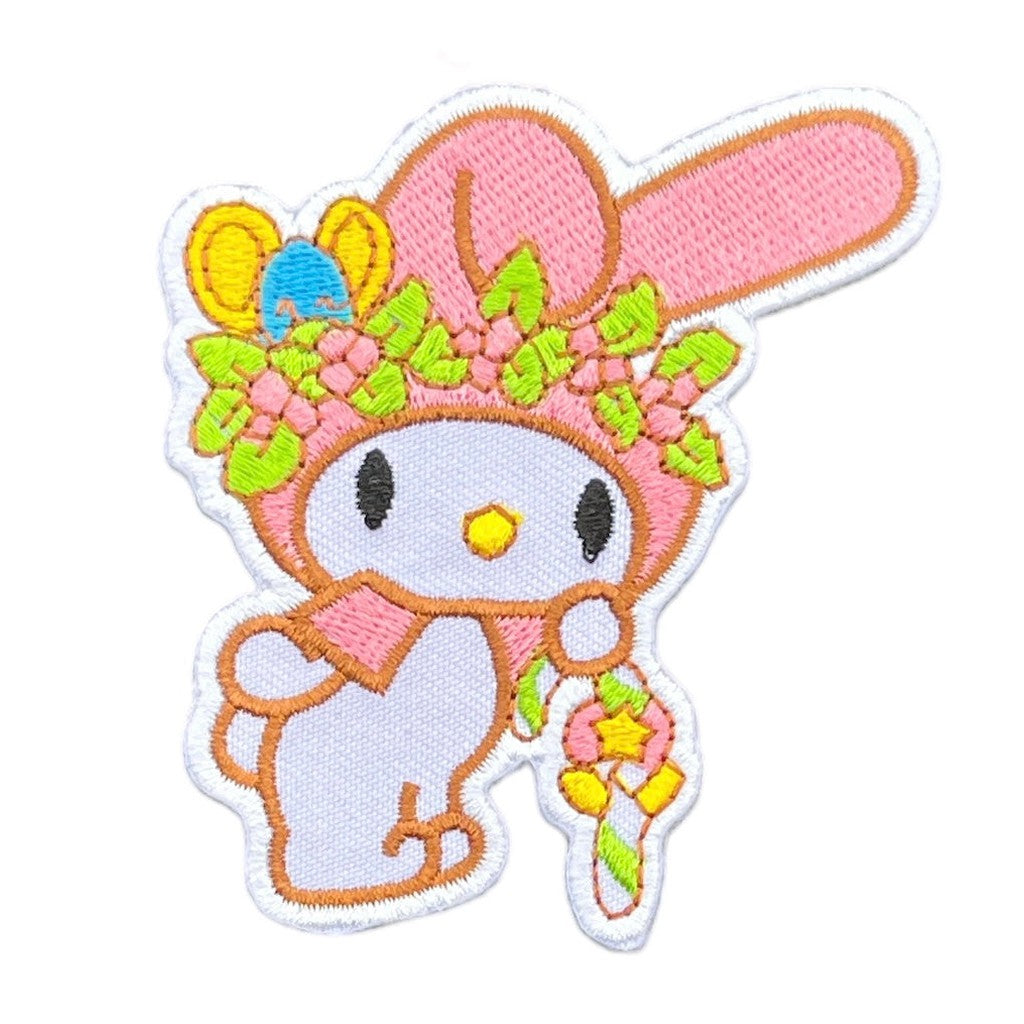 My Melody ja kukkapäähine hihamerkki - Hoopee.fi