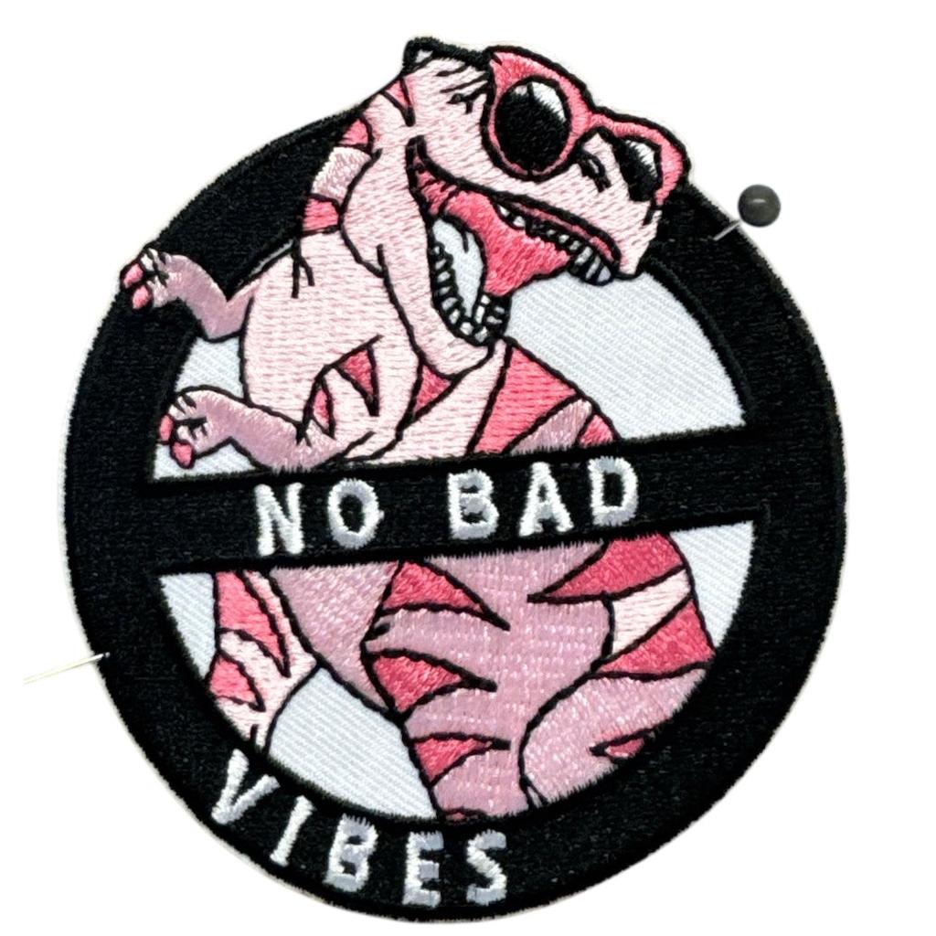No bad vibes kangasmerkki - Hoopee.fi