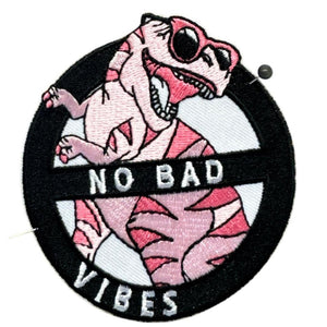 No bad vibes kangasmerkki - Hoopee.fi