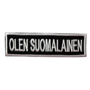 Olen Suomalainen kangasmerkki - Hoopee.fi
