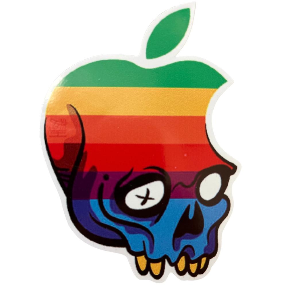 Omenakallo - Vinyylitarra / Sticker 9 cm - Hoopee.fi