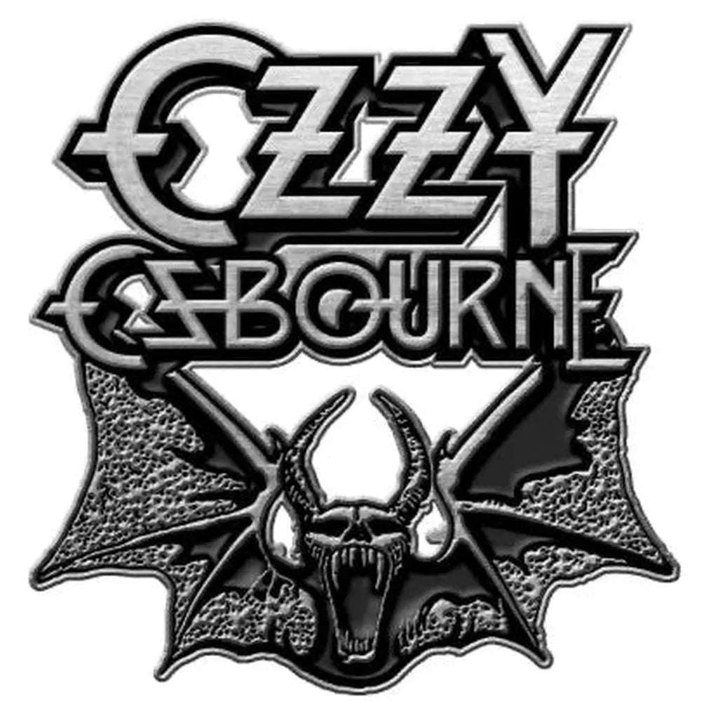 Ozzy Osbourne - Bat metallinen pinssi - Hoopee.fi