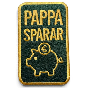Pappa sparar haalarimerkki - Hoopee.fi