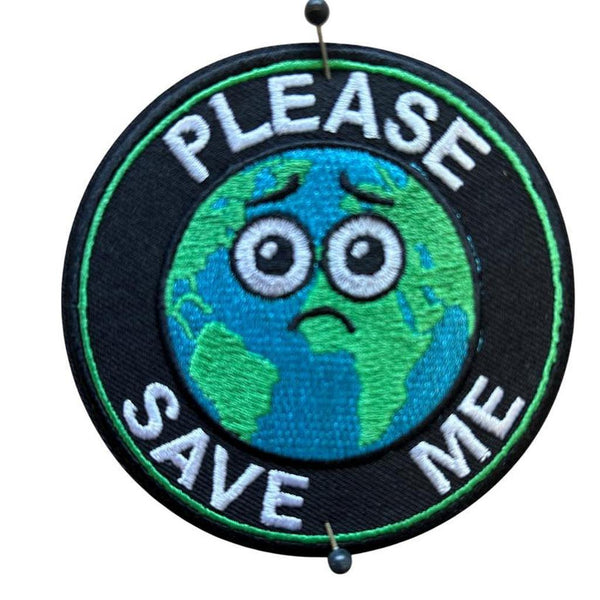 Please Save Me kangasmerkki - Hoopee.fi