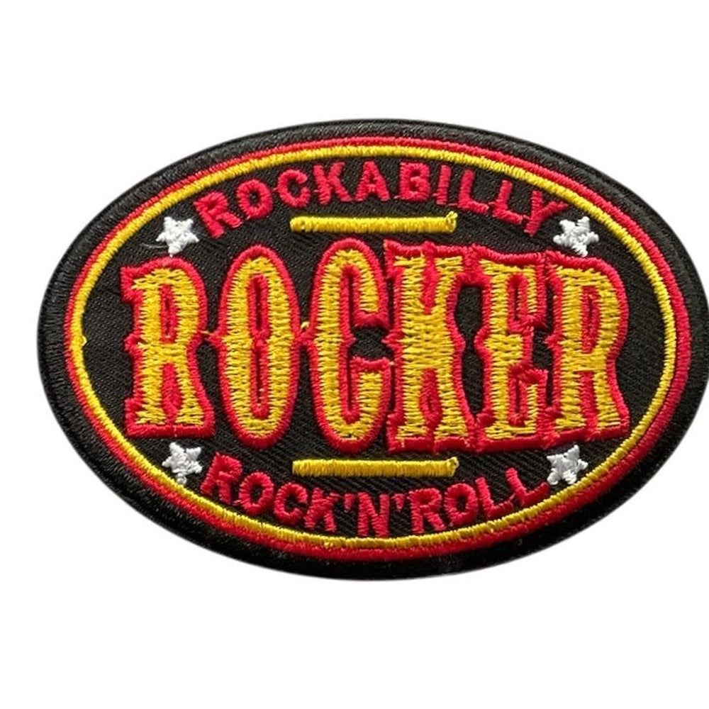 Rockabille rocker kangasmerkki - Hoopee.fi