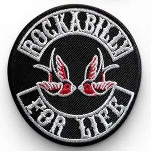 Rockabilly for life kangasmerkki - Hoopee.fi