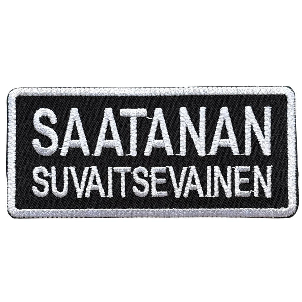Saatanan suvaitsevainen haalarimerkki - Hoopee.fi