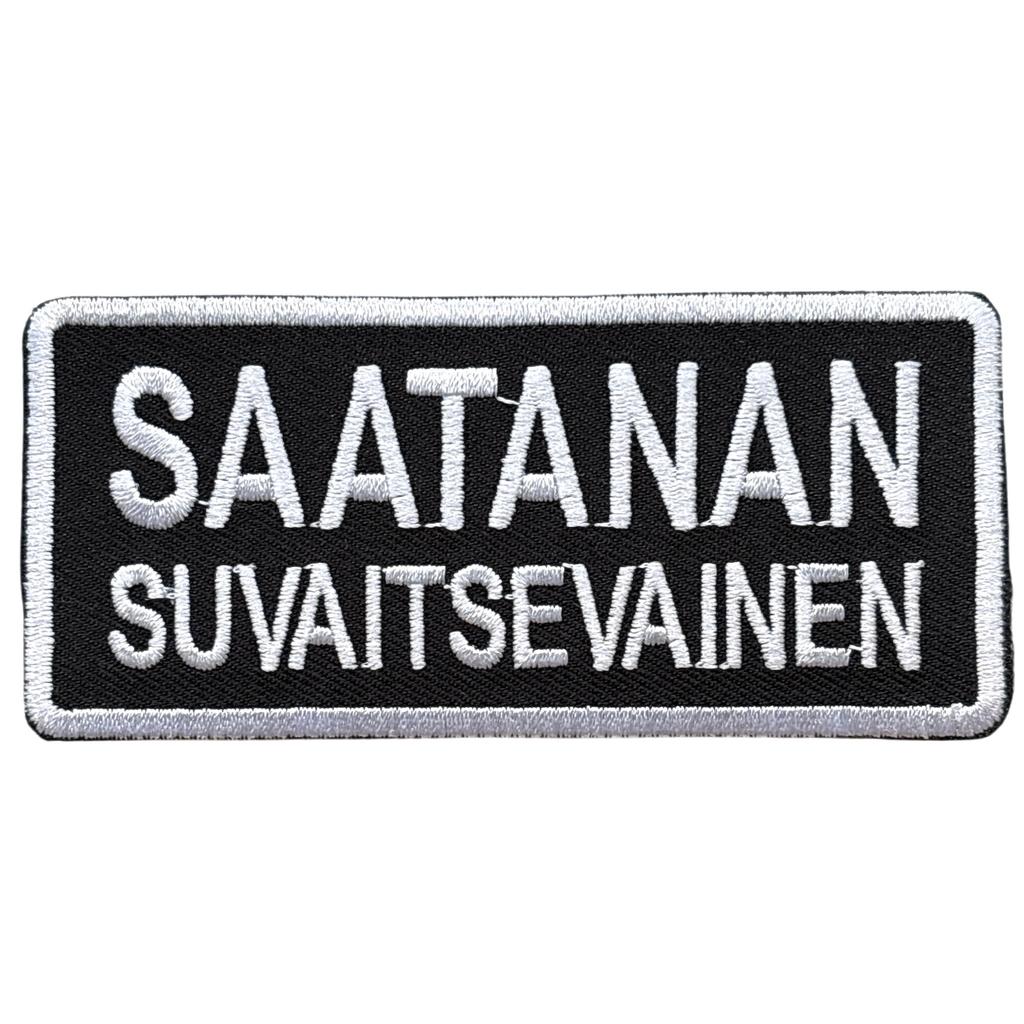 Saatanan suvaitsevainen haalarimerkki - Hoopee.fi