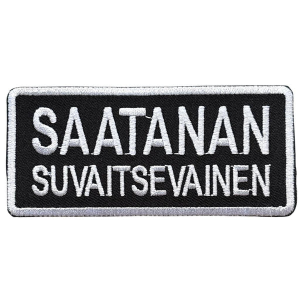 Saatanan suvaitsevainen haalarimerkki - Hoopee.fi
