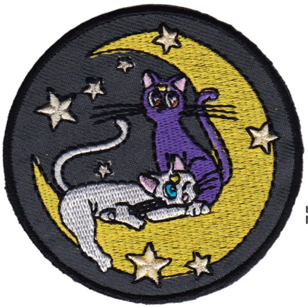 Sailor moon - Moon cats kangasmerkki - Hoopee.fi