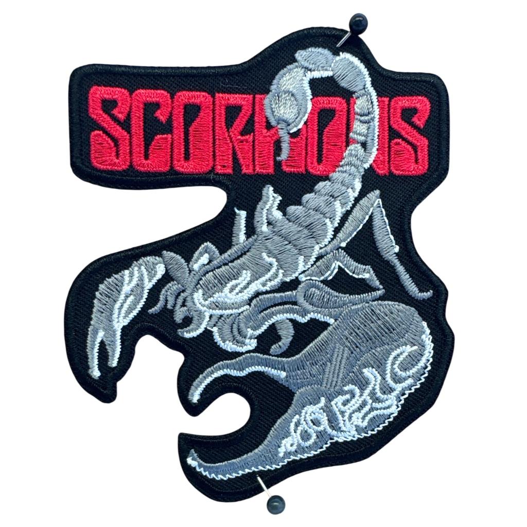 Scorpions - Shaped patch hihamerkki - Hoopee.fi