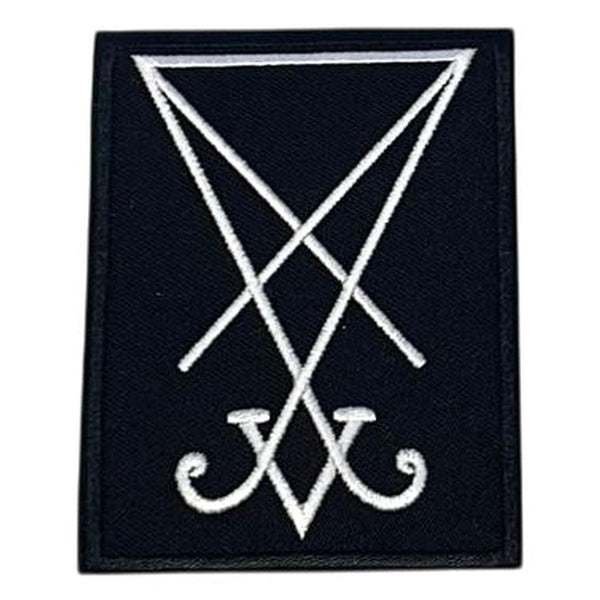 Sigil of Lucifer kangasmerkki 7 x 9 cm - Hoopee.fi