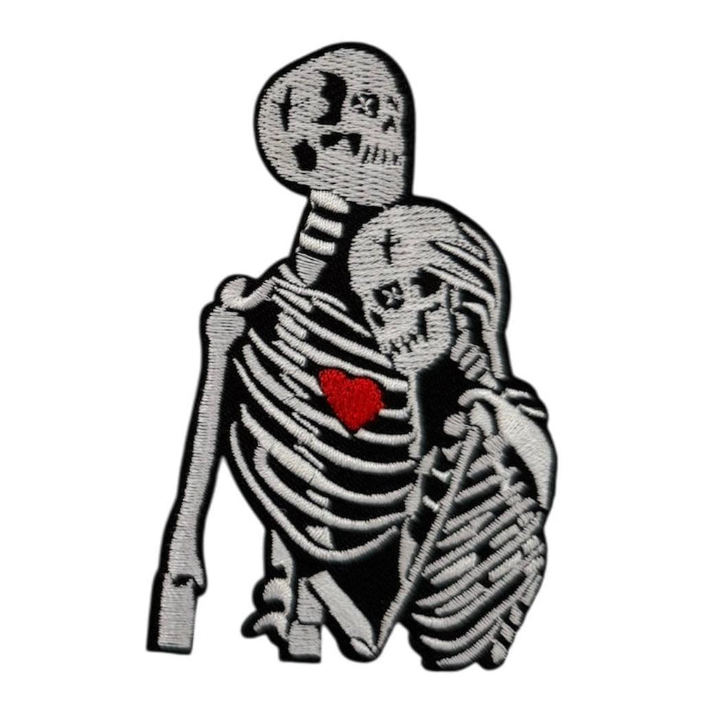 Skeleton love kangasmerkki - Hoopee.fi