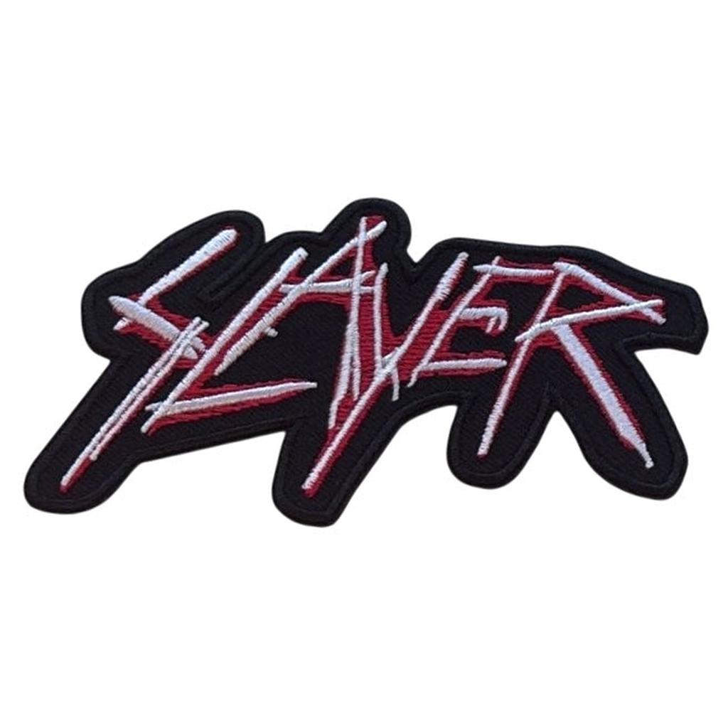 Slayer - White logo hihamerkki - Hoopee.fi