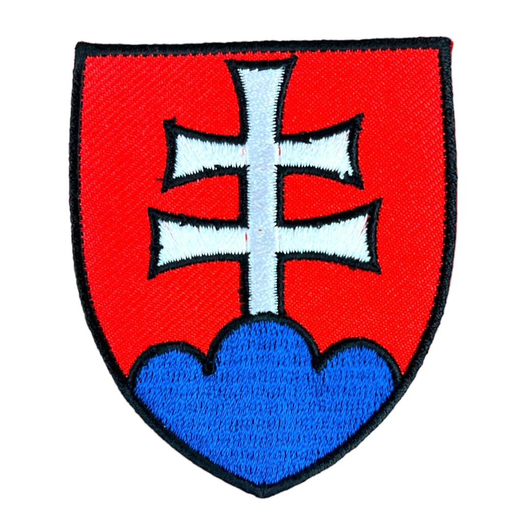 Slovakia shield kangasmerkki - Hoopee.fi
