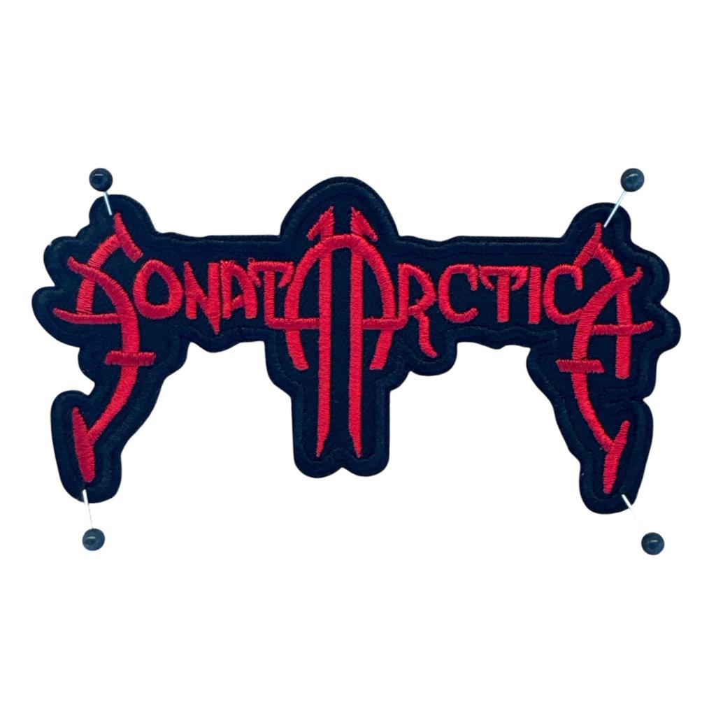 Sonata Arctica - Red logo kangasmerkki - Hoopee.fi