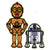 Star Wars - C-3PO ja R2-D2 tarra - Hoopee.fi