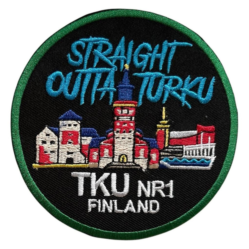 Straight outta Turku kangasmerkki - Hoopee.fi