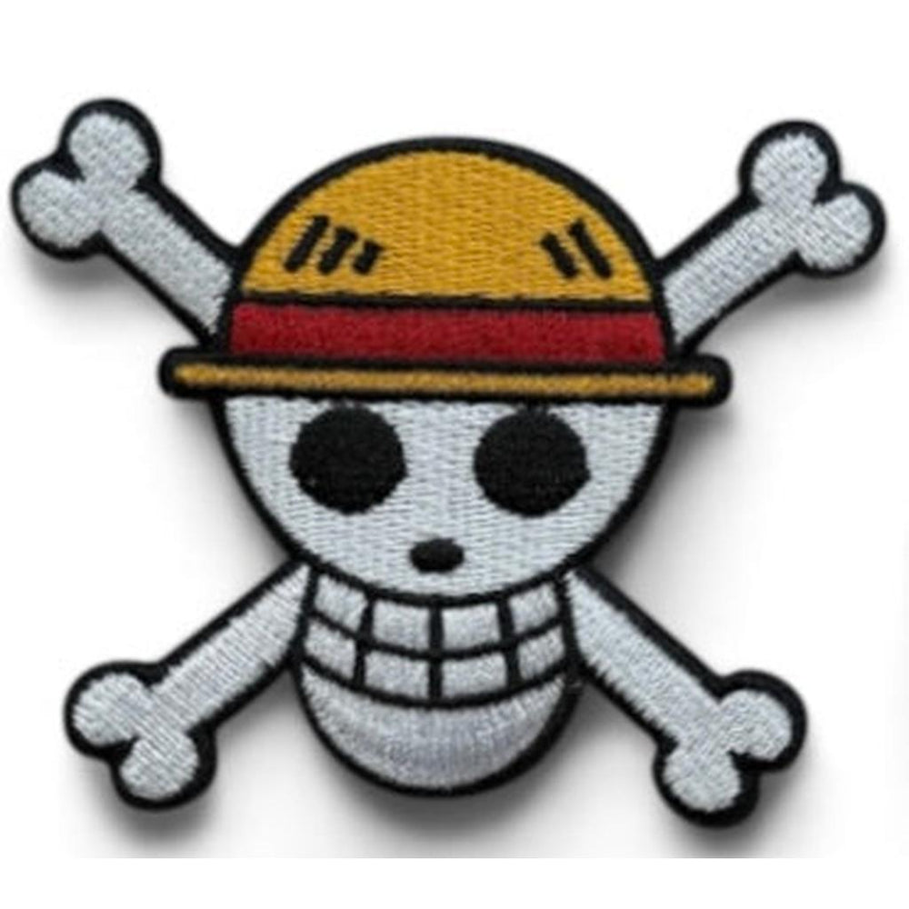 Straw Hat Pirates Jolly Roger kangasmerkki - Hoopee.fi