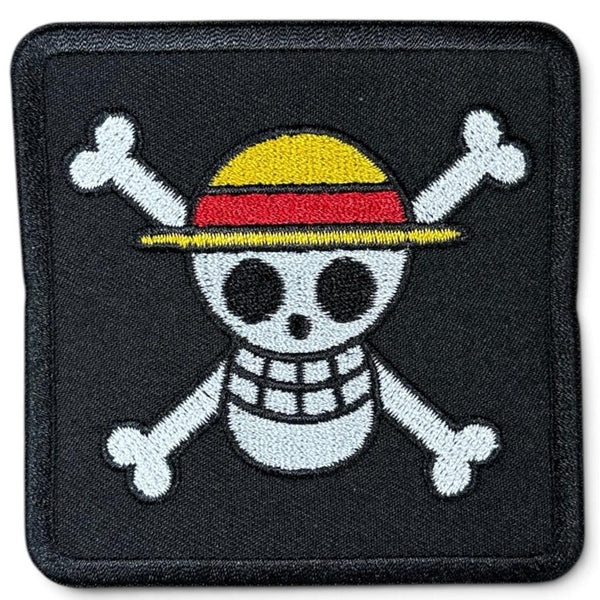 Straw Hat Pirates Jolly Roger kangasmerkki - Hoopee.fi