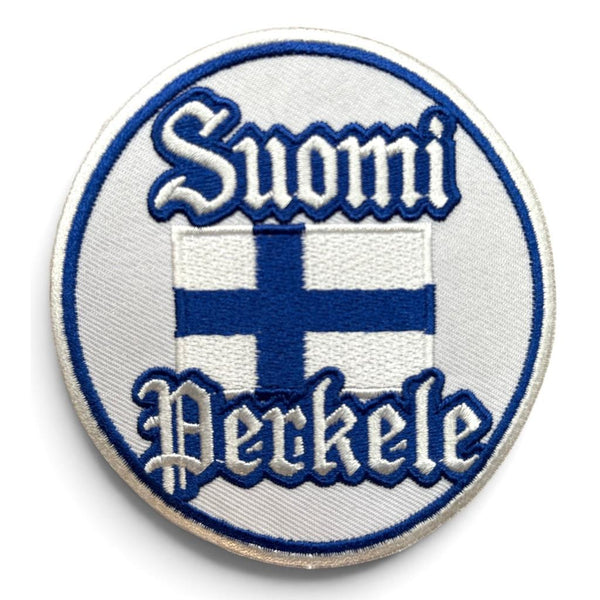 Suomi Perkele kangasmerkki - Hoopee.fi