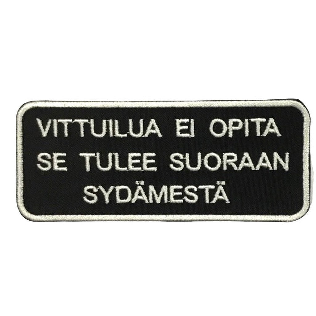 Suoraan sydämestä hihamerkki - Hoopee.fi