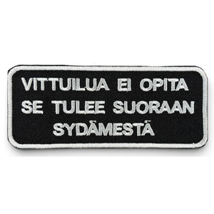Suoraan sydämestä hihamerkki - Hoopee.fi