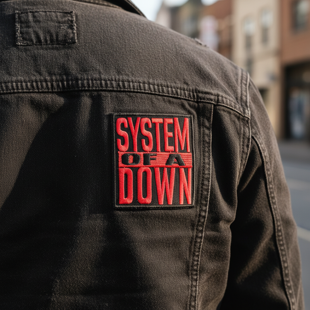System of a Down - 3 row logo hihamerkki - Hoopee.fi