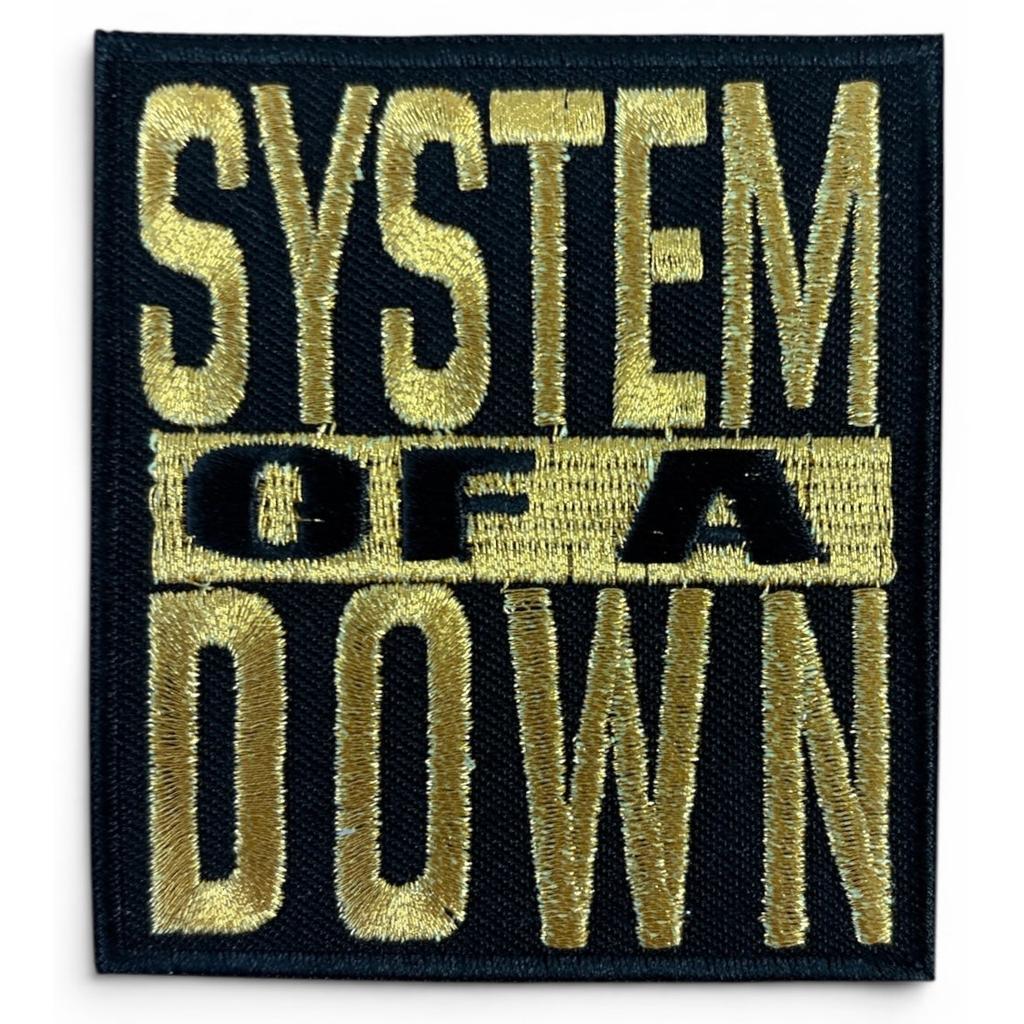 System of a Down - Gold logo hihamerkki - Hoopee.fi