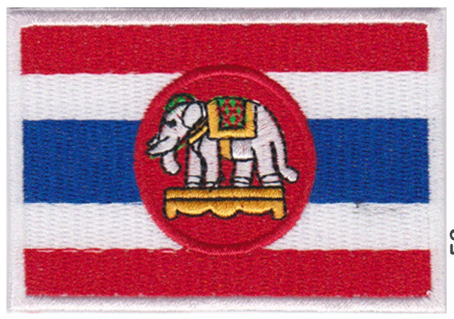 Thaimaa elefanttivartio pikkulippu kangasmerkki