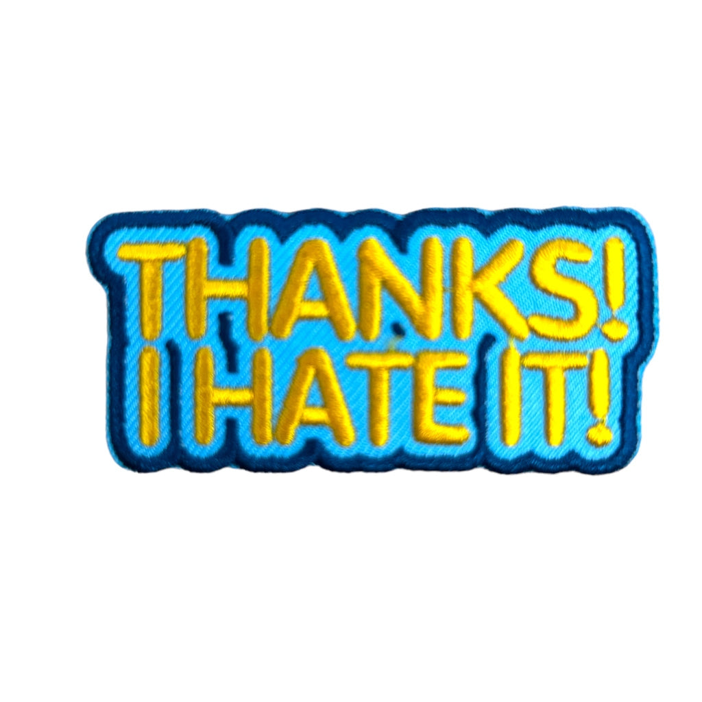 Thanks. I hate it hihamerkki - Hoopee.fi