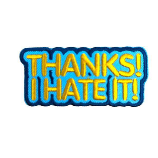 Thanks. I hate it hihamerkki - Hoopee.fi