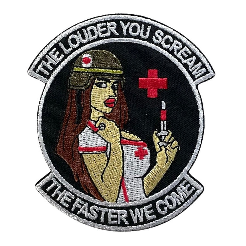 The louder you scream kangasmerkki - Hoopee.fi