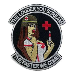 The louder you scream kangasmerkki - Hoopee.fi