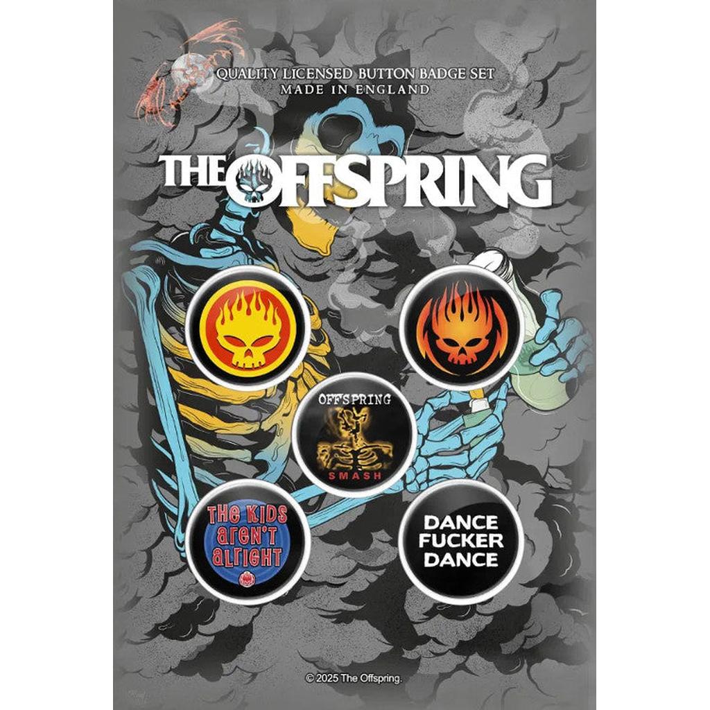 The Offspring - Skeleton molotov rintanappisetti - Hoopee.fi